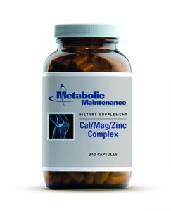 Metabolic maintenance Cal/Mag/Zinc Complex   240 caps