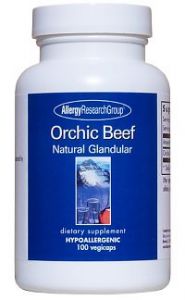 ARG Orchic Beef Natural Glandular 100 Capsules