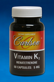 CarlsonLabs VITAMIN K2 (MENATETRENONE) 60 Capsules