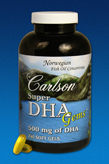 CarlsonLabs SUPER DHA GEMS 240 SOFT GELS