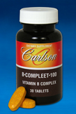 CarlsonLabs B-COMPLEET•100 250 TABLETS