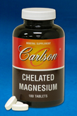 CarlsonLabs CHELATED MAGNESIUM 180 TABLETS