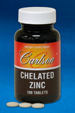 CarlsonLabs CHELATED ZINC 250 TABLETS