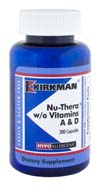 KirkmanLabs Nu-Thera® w/o Vitamins A & D - Hypoallergenic 300 ct