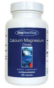 ARG Calcium Magnesium Citrate 100 Vegetarian Caps