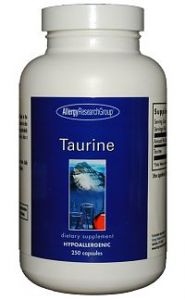 ARG Taurine 1000 Mg 250 Vegetarian Caps