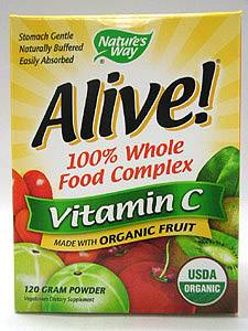 Nature's Way, ALIVE!® ORGANIC VITAMIN C POWDER 120 GMS