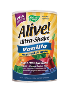 Nature's Way, ALIVE!® ULTRA-SHAKE VANILLA 2.2 LB