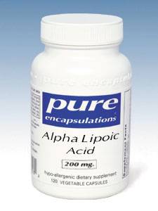 Pure Encapsulations, ALPHA LIPOIC ACID 200 MG 120 VCAPS