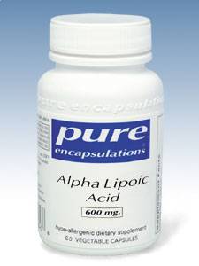 Pure Encapsulations, ALPHA LIPOIC ACID 600 MG 60 VCAPS