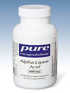 Pure Encapsulations, ALPHA LIPOIC ACID 600 MG 120 VCAPS