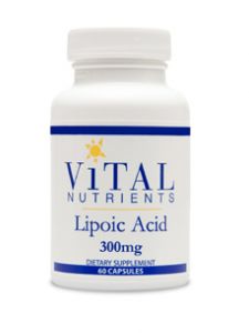 Vital Nutrients, ALPHA LIPOIC ACID 300 MG 60 CAPS