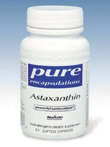 Pure Encapsulations, ASTAXANTHIN 60 GELS 