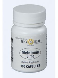 Bio-Tech, MELATONIN 3 MG 100 CAPS 