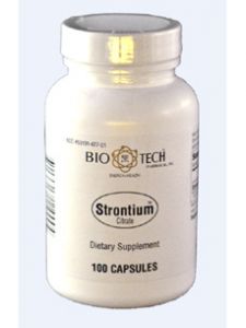 Bio-Tech, STRONTIUM CITRATE 300 MG 100 CAPS