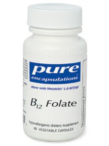 Pure Encapsulations, B-12 FOLATE 60 VCAPS 