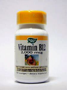 Nature's Way, B-12 2000 MCG 100 LOZ