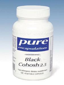 Pure Encapsulations, BLACK COHOSH 2.5 250 MG 120 VCAPS