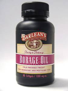 Barlean's Organic Oils, BORAGE OIL 1000 MG 60 GELS