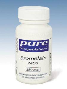 Pure Encapsulations, BROMELAIN 2400 250 MG 60 VCAPS