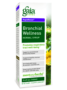 Gaia Herbs, BRONCHIAL WELLNESS HERBAL SYRUP