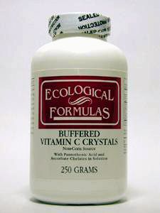 Ecological formula/Cardiovascular Research BUFFERED VITAMIN C CRYSTALS 250 GMS