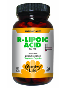 Country Life, R-LIPOIC ACID 100 MG 60 VEGCAPS