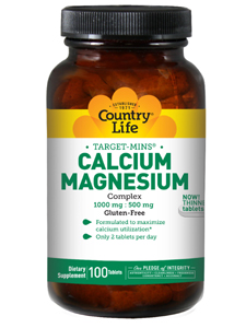 Country Life, CALCIUM MAGNESIUM COMPLX 180 TABS