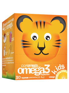 Coromega, COROMEGA KIDS ORANGE 30 PKTS