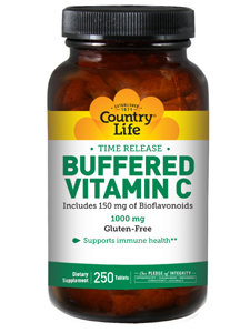 Country Life, BUFFERED VITAMIN C 1000 MG 250 TABS