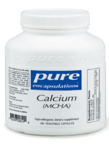 Pure Encapsulations, CALCIUM (MCHA) 180 VCAPS