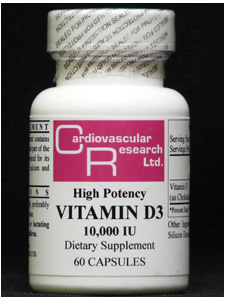 Ecological formula/Cardiovascular Research VITAMIN D3 10,000IU 60 CAPS