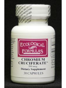 Ecological formula/Cardiovascular Research CHROMIUM CRUCIFERATE 200 MCG 30 CAPS