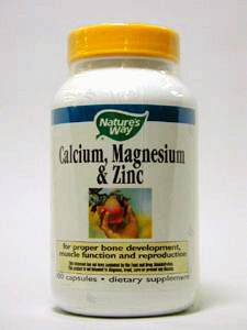 Nature's Way, CALCIUM MAGNESIUM & ZINC 100 CAPS