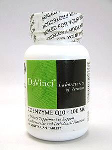 Davinci Labs, COENZYME Q10 100 MG 60 VTABS