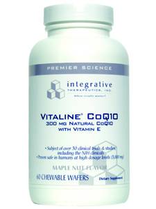 Integrative Therapeutics, COQ10 MAPLE NUT W/VIT E 300MG 60 CHEW