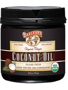 Barlean's Organic Oils, COCONUT OIL 16 OZ