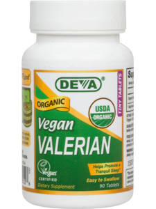 Deva Nutrition, VEGAN VALERIAN 90 TABS