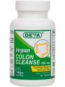 Deva Nutrition, VEGAN COLON CLEANSE 90 TABS