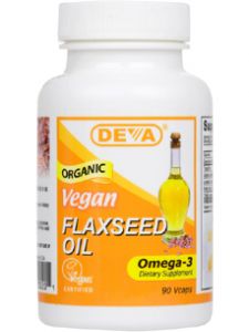 Deva Nutrition, VEGAN FLAX SEED OIL 1000 MG 90 VCAPS