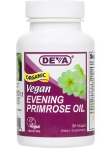 Deva Nutrition, VEGAN EVENING PRIMROSE OIL 90 VCAPS