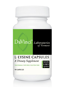 Davinci Labs, L-LYSINE CAPSULES 90 CAPS