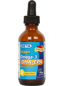 Deva Nutrition, VEGAN LIQUID DHA-EPA LEMON 2 OZ