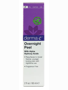 DermaE Natural Bodycare, OVERNIGHT PEEL 2 OZ 