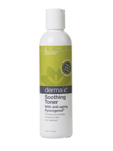 DermaE Natural Bodycare,SOOTHING TONER W. PYCNOGENOL 6 FL OZ 