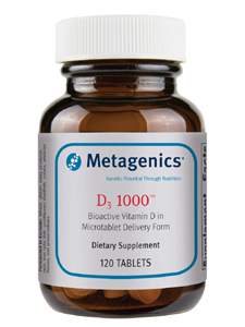 Metagenics, D-3 1000 IU 120 TABS