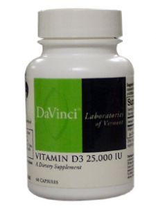 Davinci Labs, VITAMIN D3 25,000 IU 60 CAPS