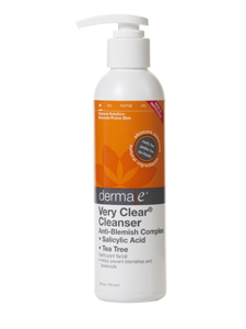 DermaE Natural Bodycare, VERY CLEAR ACNE CLEANSER OILY 6 OZ