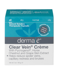 DermaE Natural Bodycare, CLEAR VEIN CRÈME 2 OZ