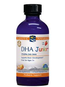 Nordic Naturals, DHA JUNIOR LIQUID STRAWBERRY 4 OZ